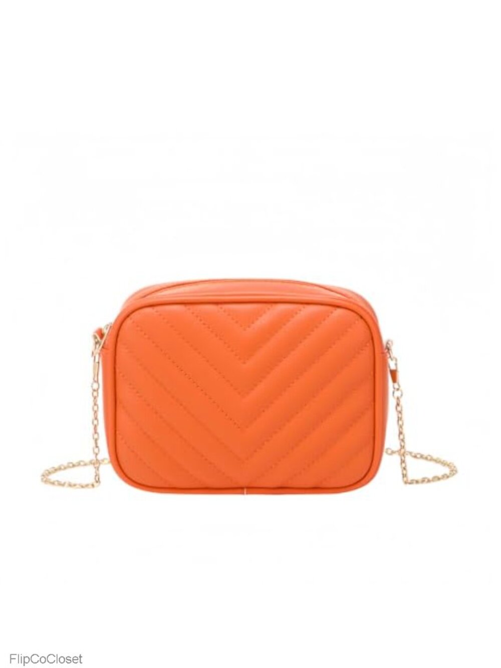 PU Leather Quilted Small Crossbody Bag Mini Purse with Chain Strap